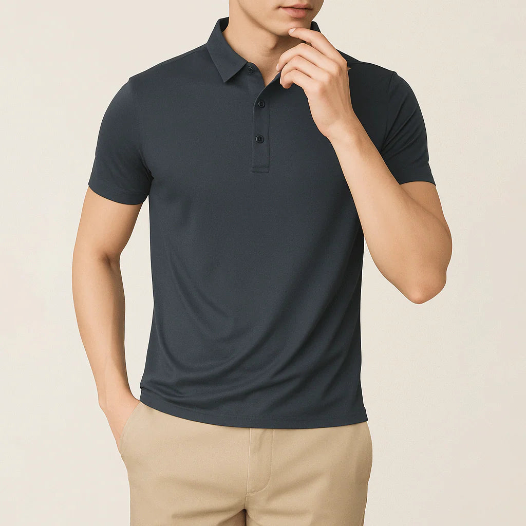 The Maison Ice Silk Polo Shirt