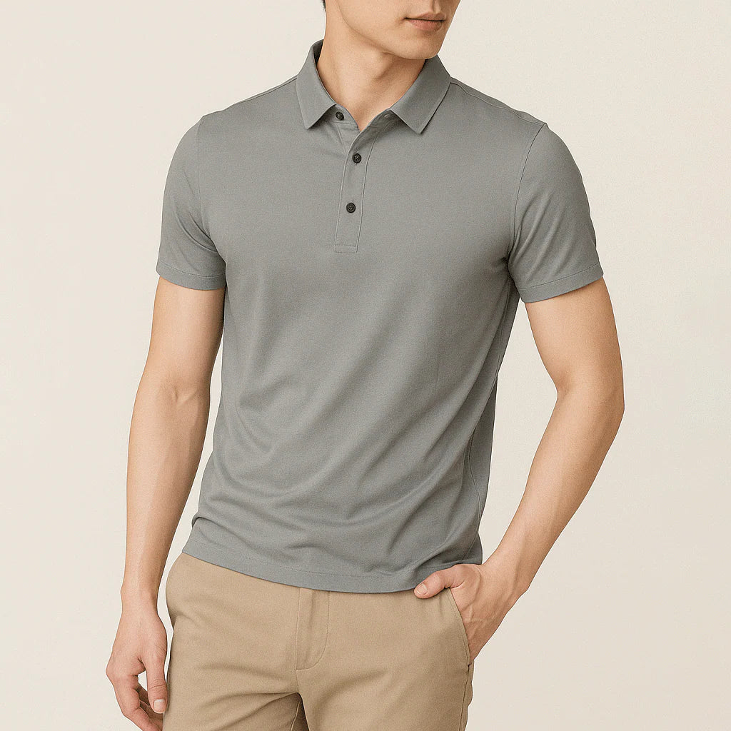 The Maison Ice Silk Polo Shirt