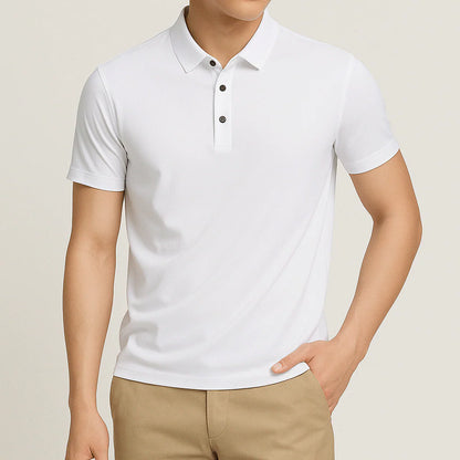 The Maison Ice Silk Polo Shirt